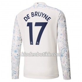 Manchester City Kevin De Bruyne 17 Tredje Fotballdrakt 2020-2021 Langermet